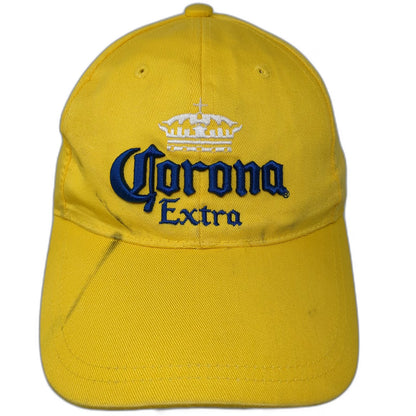 Corona Extra Beer Embroidered Logo Yellow Baseball Cap One Size Strapback Hat