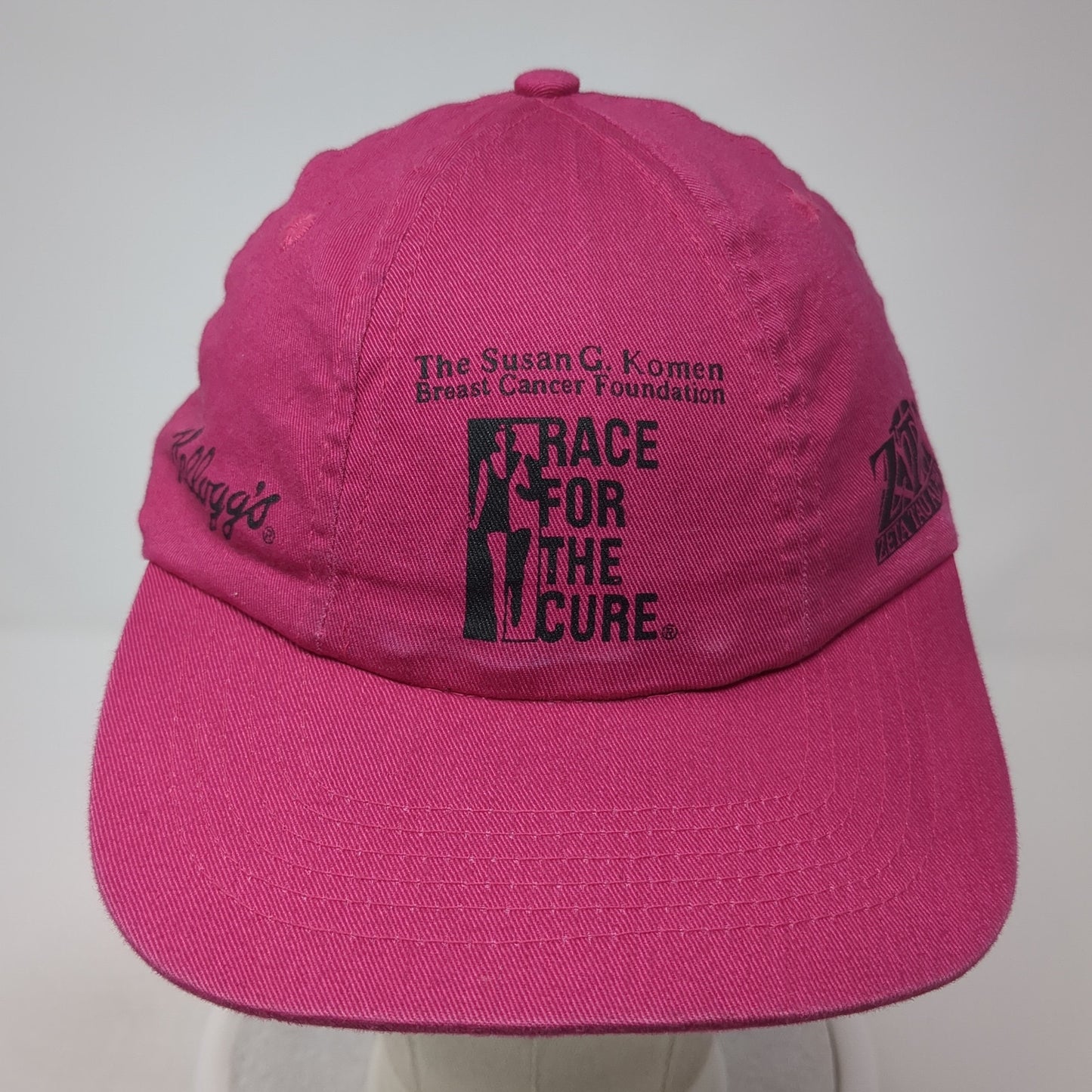 The Susan G. Komen Breast Cancer Foundation Trace For Cure Baseball Cap Pink OS