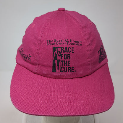 The Susan G. Komen Breast Cancer Foundation Trace For Cure Baseball Cap Pink OS