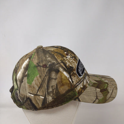 Western Trailers Strapback Hat Camouflage OS Adjustable Embroidered 6 Panel