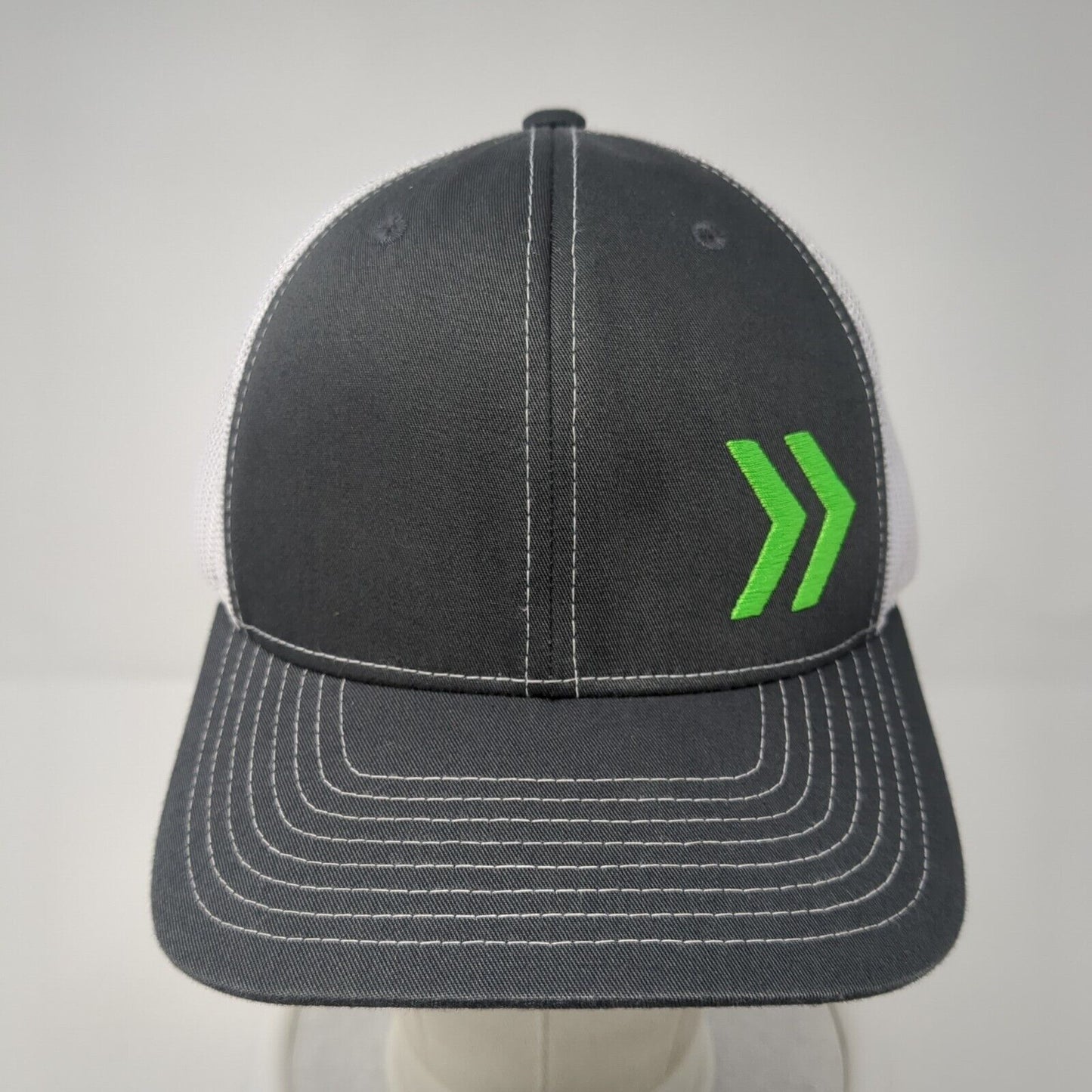 Richardson Snapback 112 Trucker Hat Gray One Size Adjustable Mesh Back 6 Panel