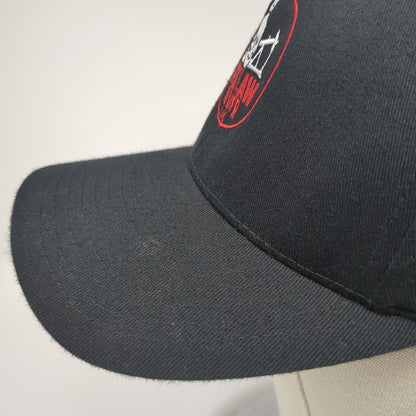 Reklaw Power LLC Fitted Hat Black XL Flexfit Stretch Embroidered Yupoong
