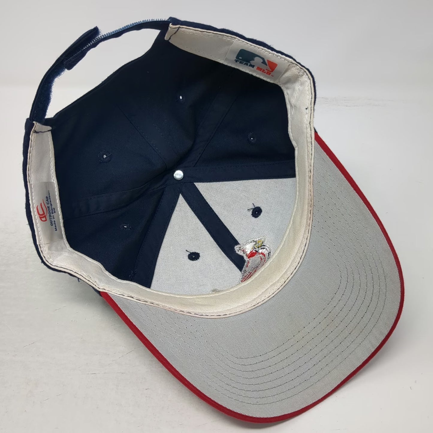 St. Louis Cardinals MLB Outdoor Baseball Cap Blue Red S Strapback Bird Logo Hat