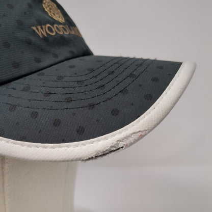 Woodlands Strapback Hat Black One Size Polka Dot Embroidered Nike Golf