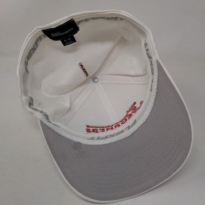3 Corners New York Style Pizza Fitted Hat White S/M Port Authority