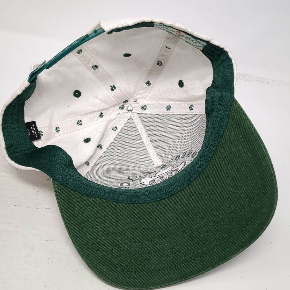 Sendero Provisions Co 5 Panel White One Size Cowboys Don't Cry Flat Snapback Hat