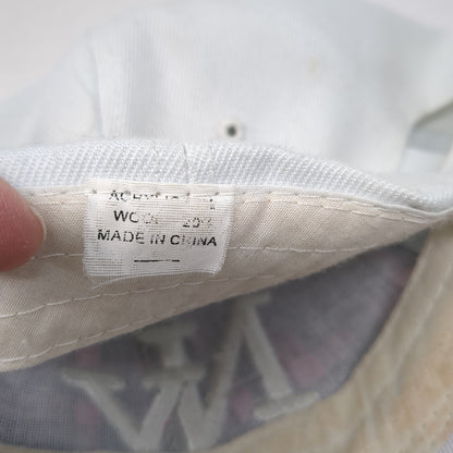 NY Strapback Hat Multicolor One Size Adjustable Embroidered Plaid