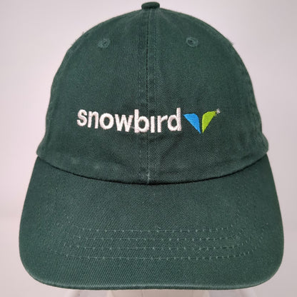 Port & Company Baseball Cap Green One Size Snowbird Ski Resort Strapback Hat