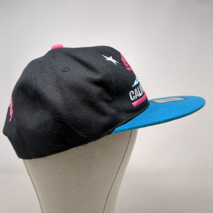 California Republic Snapback Hat Multi One Size Embroidered Leader LOGA