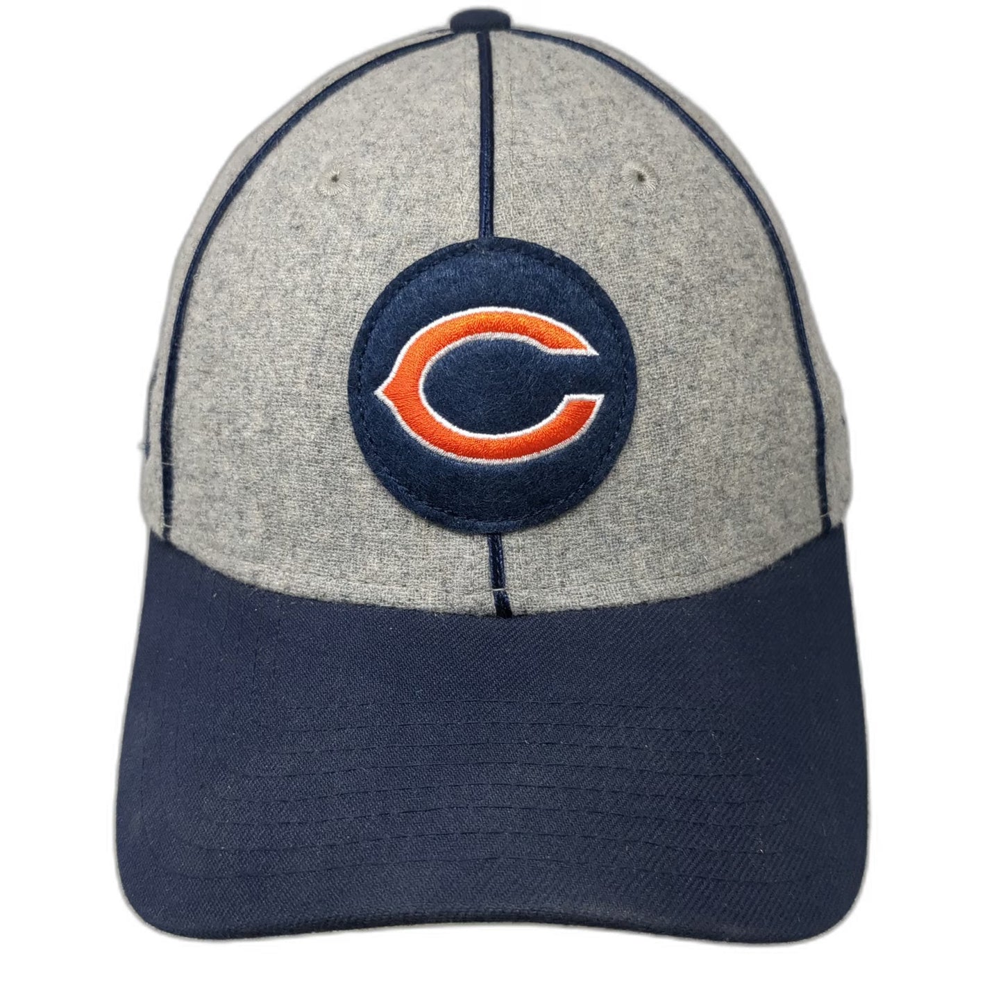 Chicago Bears NFL New Era Cap Gray Blue Orange L 100th Anniversary GSH 1920 Hat