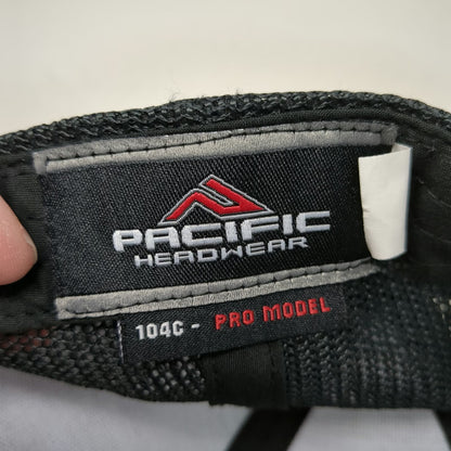 Pacific Headwear Trucker Hat Black One Size Mesh Snapback Herman Goldner Co Inc