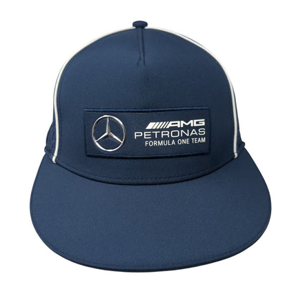 Puma Mercedes AMG Petronas Formula One Team 5 Panel Slideback Hat Blue OSFA