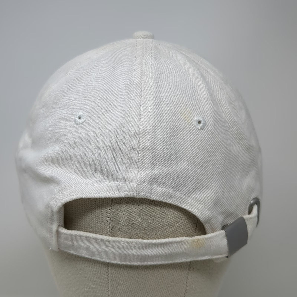 Universal Studios Baseball Cap White One Size Pink Embroidered Logo Slideback