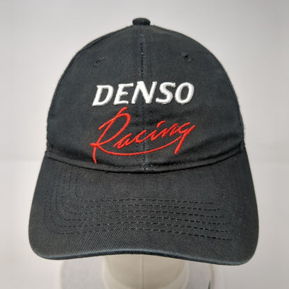 Denso Racing Auto Parts Strapback Hat Black OS Adjustable Embroidered Cotton