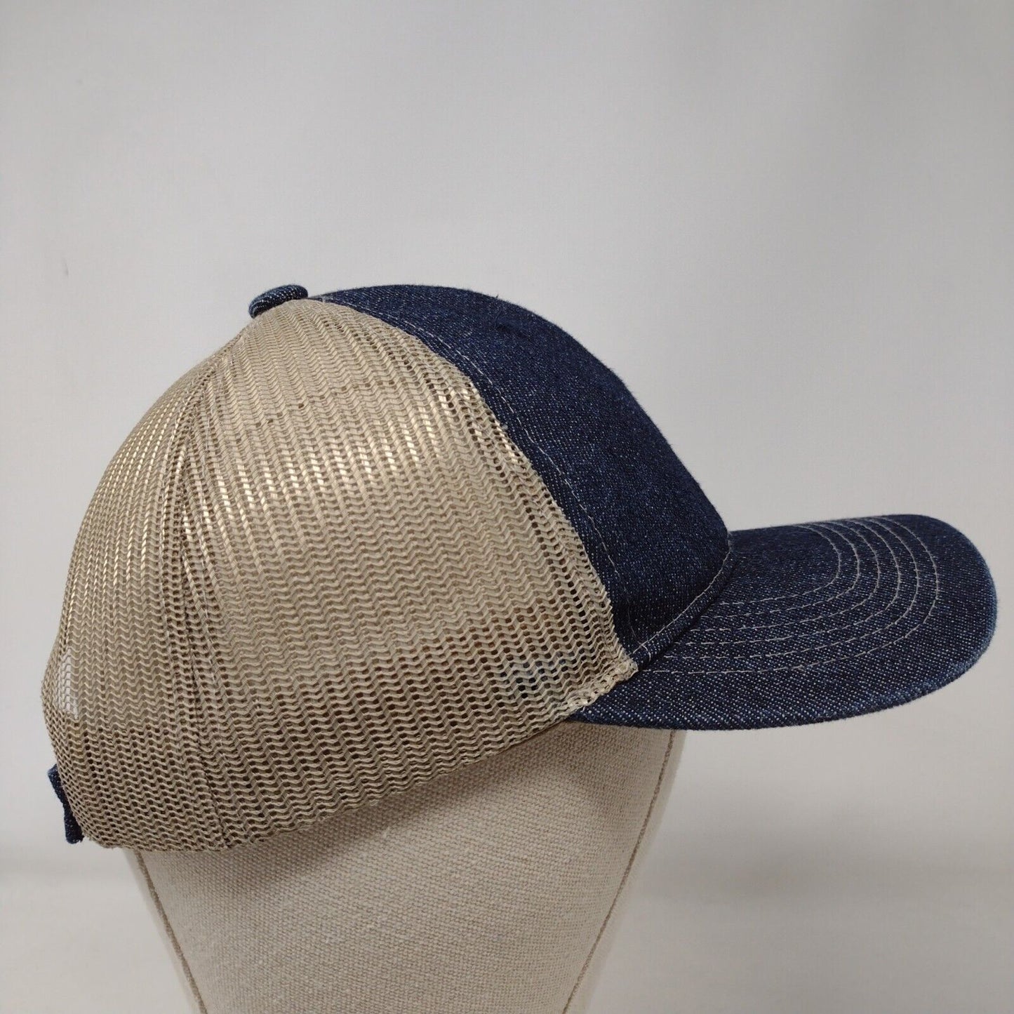 Panera Bread Strapback Employee Trucker Hat Multicolor Denim One Size