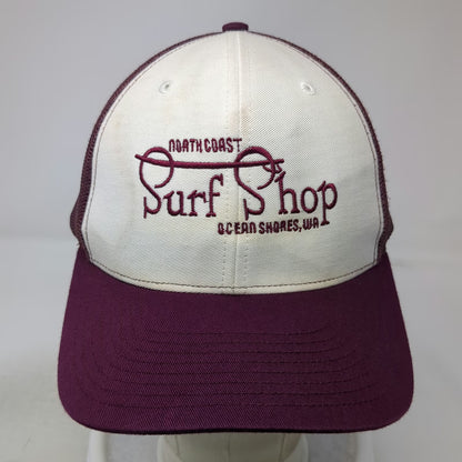 Richardson Trucker Hat Red White One Size Snapback Mesh North Coast Surf Shop