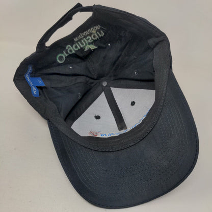 Nemasan Organisan Corporation Strapback Hat Blue One Size Embroidered