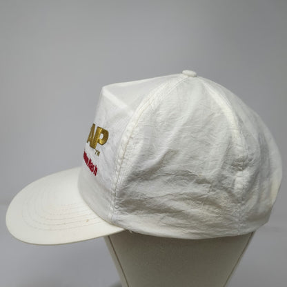 Winston The Wrap White Trucker Hat Snapback Nylon Advertising Promo Vintage
