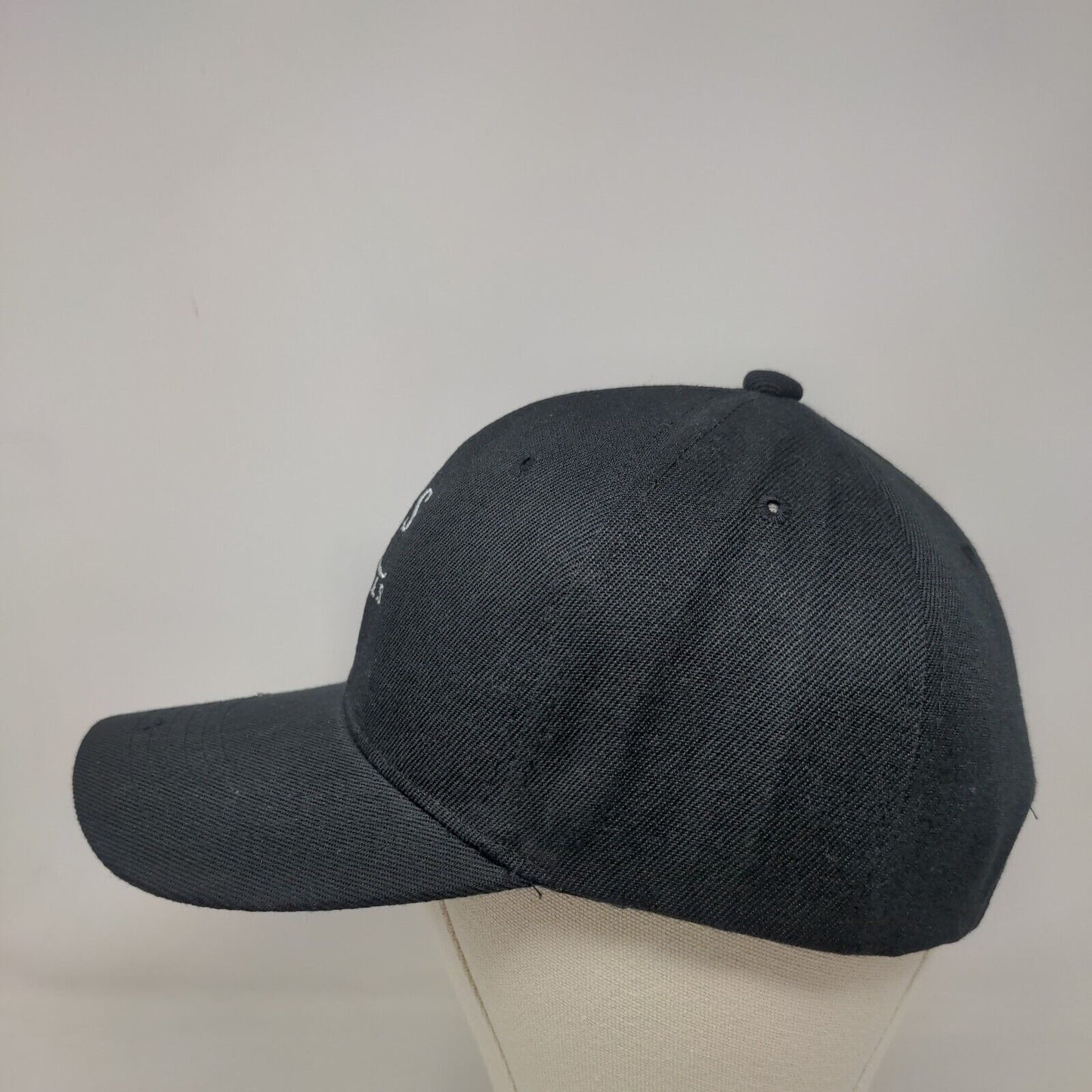 TRS Hotels Strapback Hat Black One Size Adjustable Embroidered 6 Panel