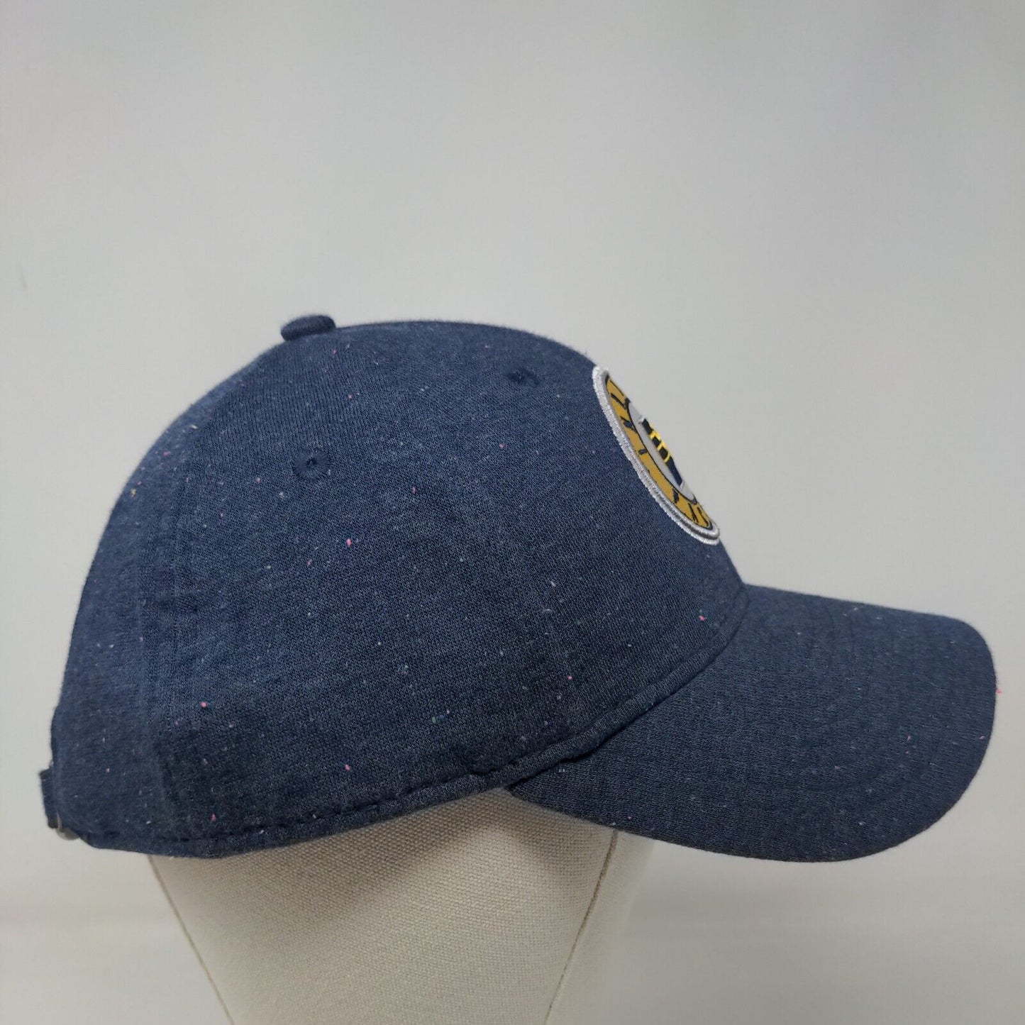 New Era Indiana Pacers Slideback Hat Blue Embroidered Logo NBA