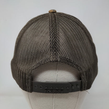 Manning Building Supplies Snapback Trucker Hat Camouflage One Size Richardson