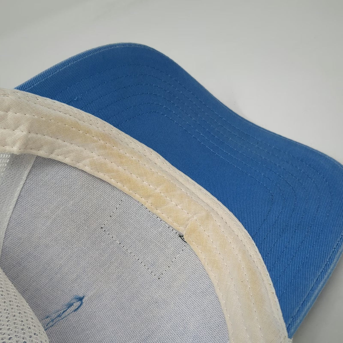 K-Products Baseball Cap Blue OSFM Mesh Back Strapback Honda Patch Graphic Hat