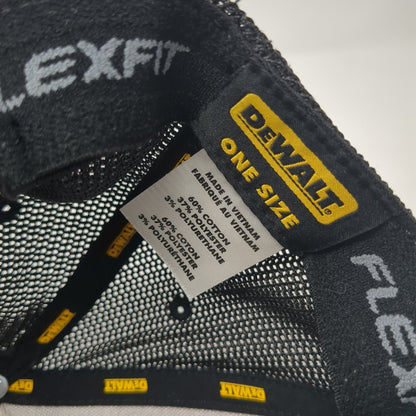 DEWALT Guaranteed Tough Snapback Trucker Hat Gray One Size Flexfit