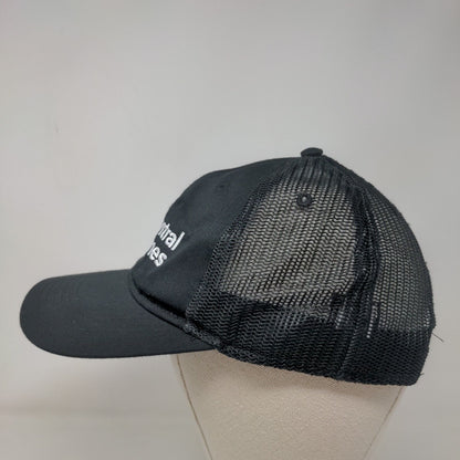 Central Homes Snapback Trucker Hat Black OSFM Adjustable Embroidered Mesh Back