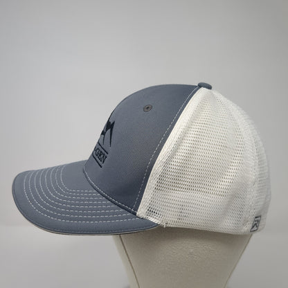 Terra-Gen Fitted Mesh Back Trucker Hat Gray XL Colorblock Richardson