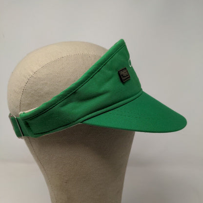 Mayflower Classic Men's Slideback Sun Visor Hat Cap Green Embroidered Logo