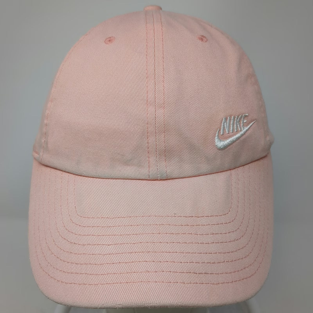 Nike Baseball Cap Pink One Size Heritage86 Swoosh Logo Hat Slideback Adjustable