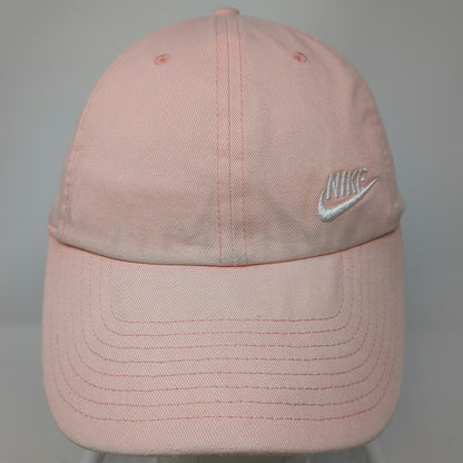 Nike Baseball Cap Pink One Size Heritage86 Swoosh Logo Hat Slideback Adjustable