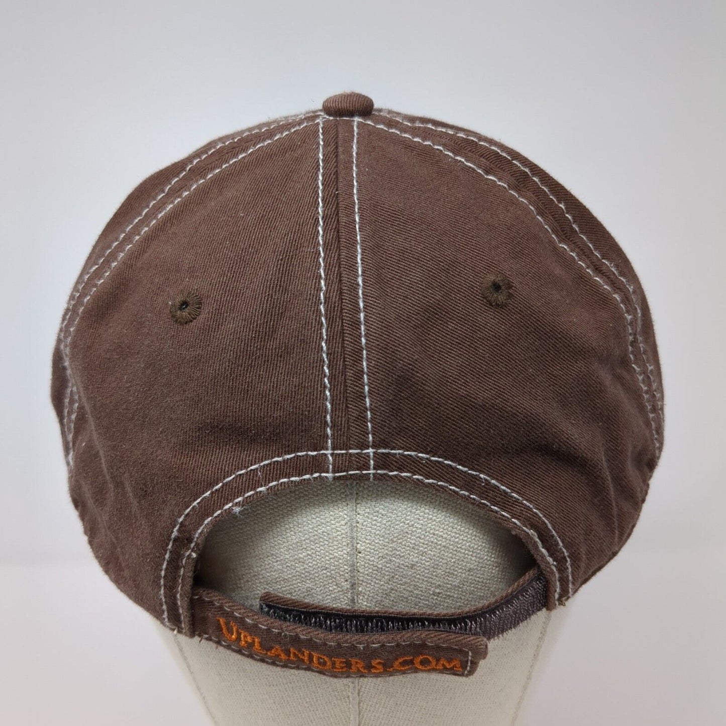 Uplanders Warehouse Strapback Hat Brown One Size I Chase Tail Outdoor