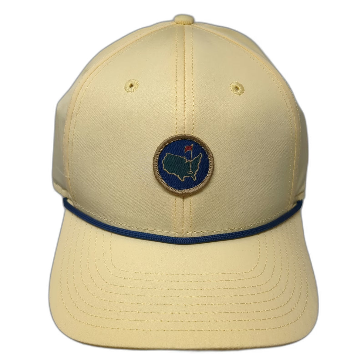 American Needle Masters Baseball Cap Yellow One Size Blue Rope 1934 Collection