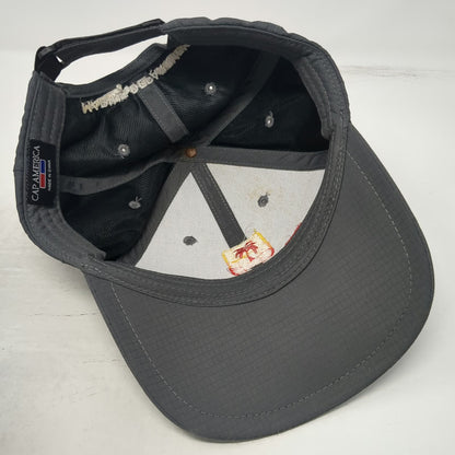 Cap America Tropic Oil Company Mobil Gray One Size Baseball Cap Slideback Hat