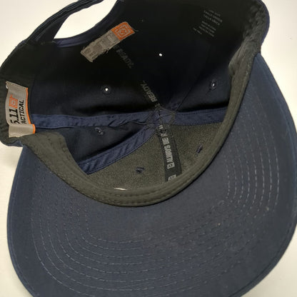 5.11 Tactical Cintas Logo Blue Baseball Cap One Size Strapback Embroidered Hat