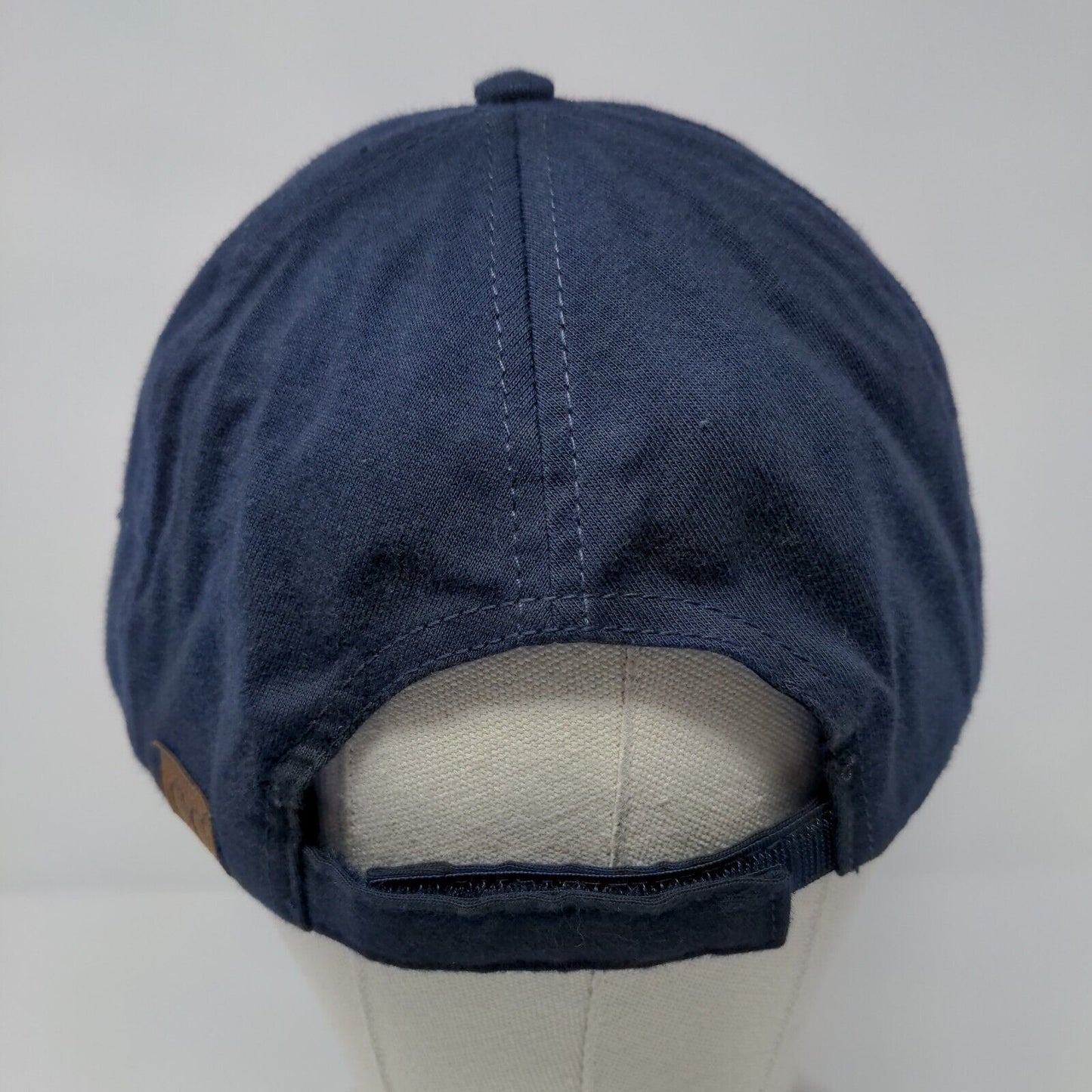 C.C Exclusives Strapback Hat Blue OSFA Adjustable Stars 6 Panel Cotton