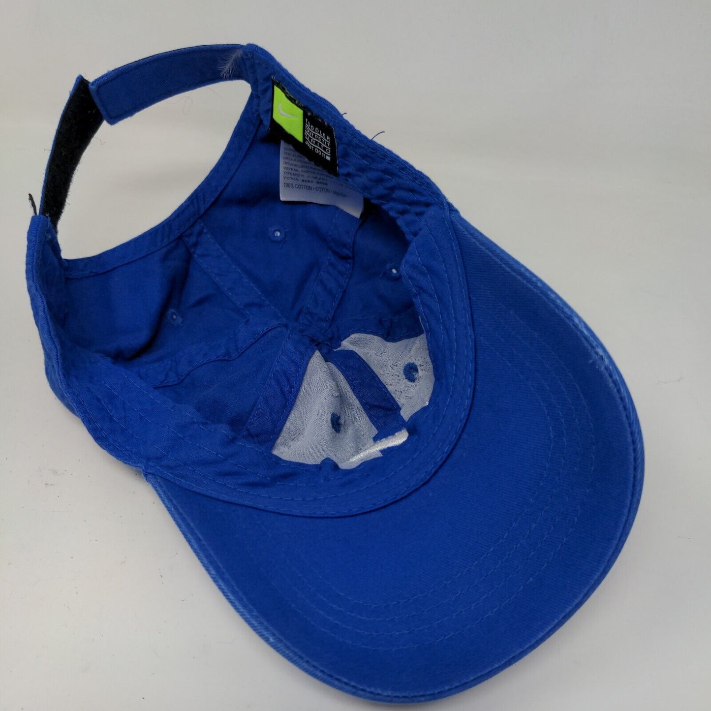 Nike Boy's Strapback Hat Blue Size Toddler Embroidered Swoosh Logo Cotton