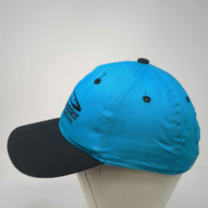 Outdoor Cap Blue OSFM Reef Runner Fishing Lures Contrast Strapback Baseball Hat