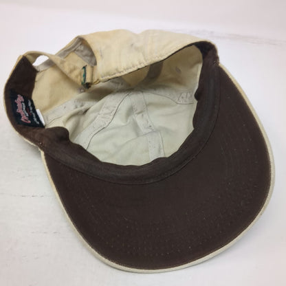 Captivating Headwear Beige Brown Baseball Cap One Size Big Game Lodge Deer Hat