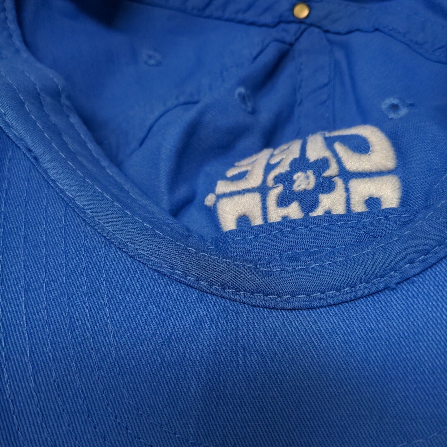 Life is Good Slideback Hat Blue OSFA Adjustable Embroidered 6 Panel Cotton