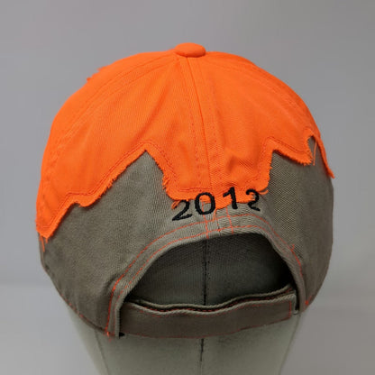 Runnings Federal Ammunition Orange One Size Baseball Cap Hat Distressed 2012