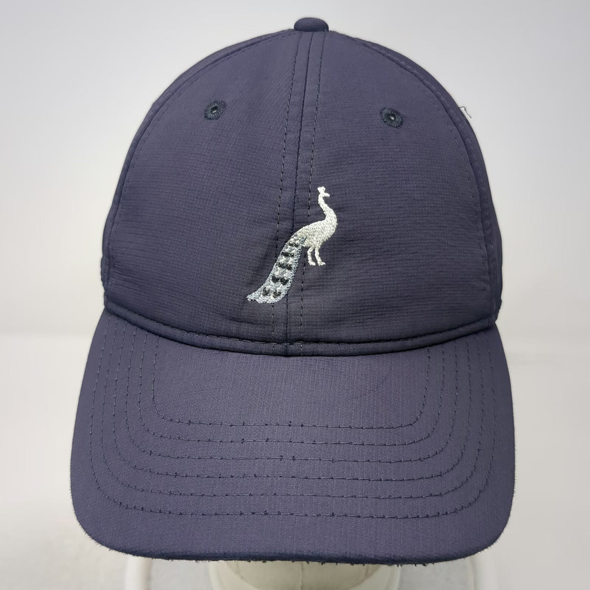 TaylorMade Baseball Cap Blue One Size Peacock Embroidered Strapback Hat