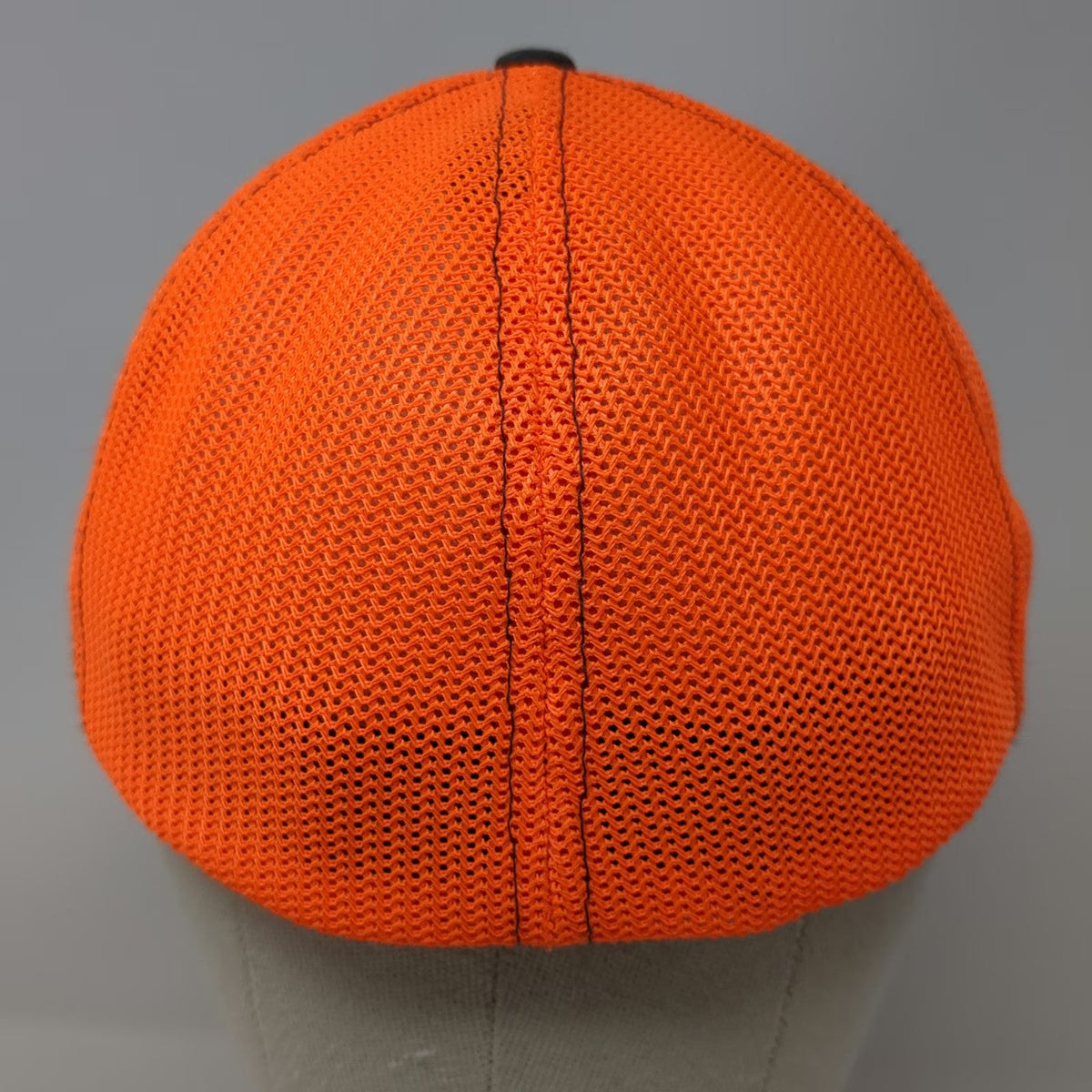 Richardson Baseball Cap Black XL Beards & Bellies Barbecue Orange Mesh Back Hat