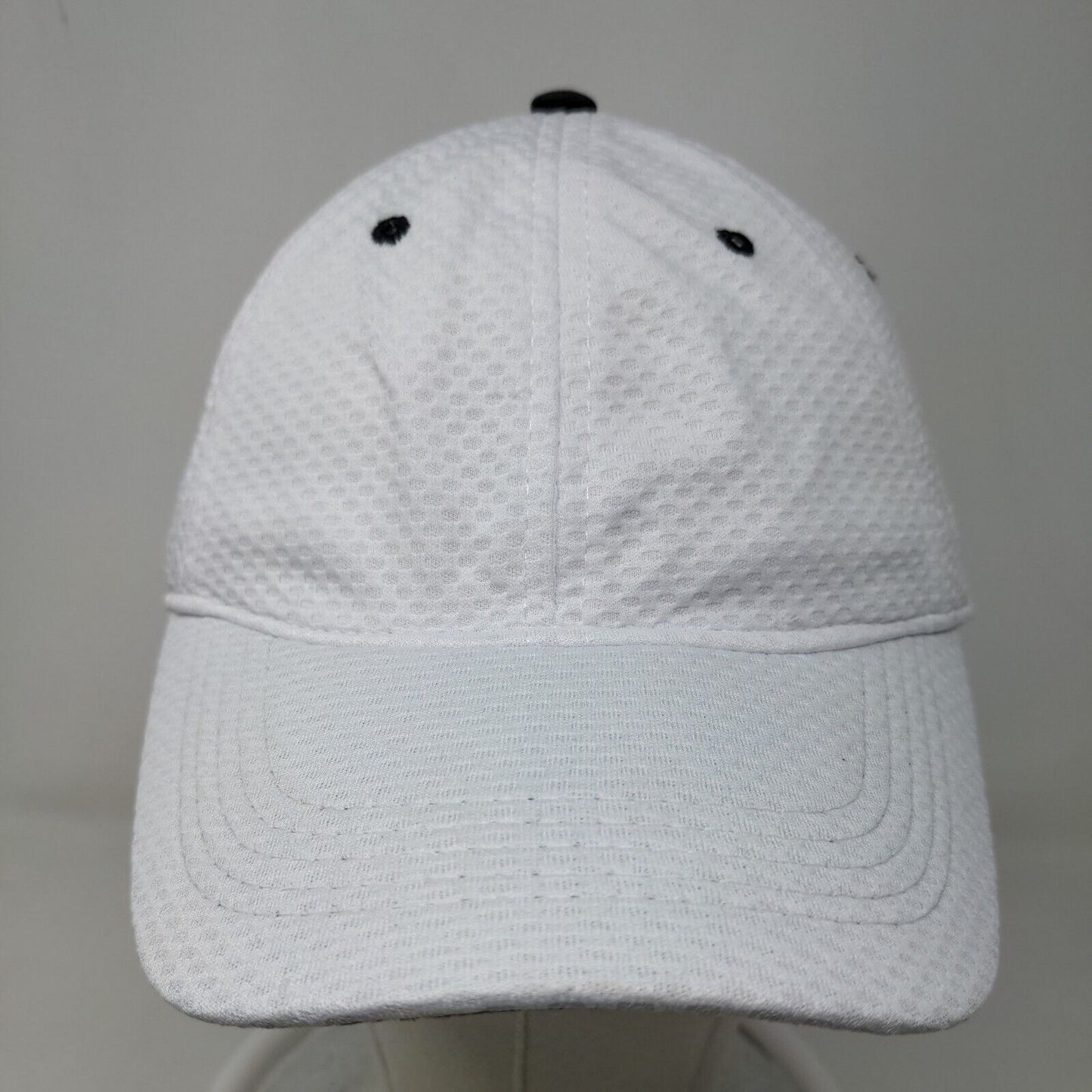 Unbranded Men's Slideback Hat White Adjustable Blank Vent Holes