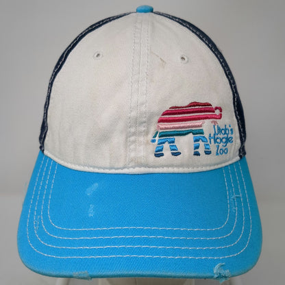 Hat Graphix 360 Baseball Cap Blue One Size Utahs Hogle Zoo Embroidered Strapback