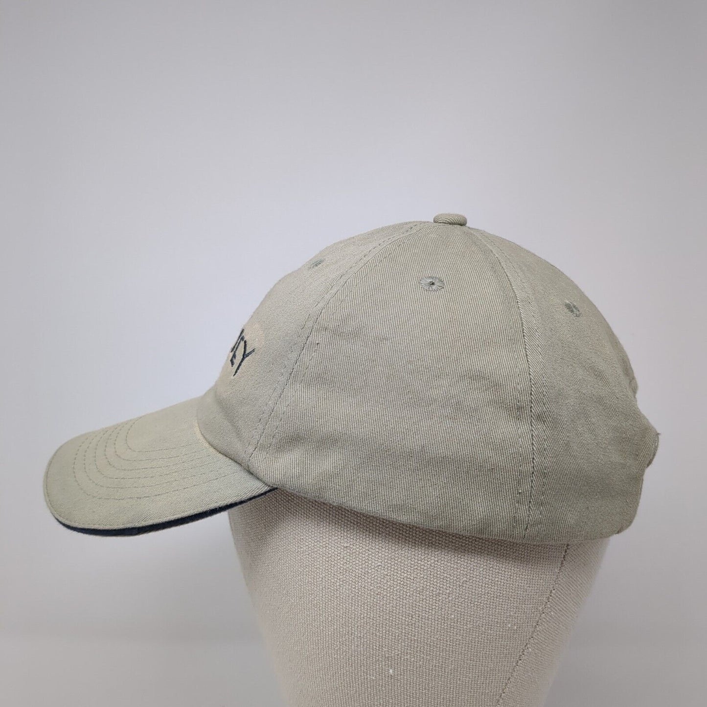 Monterey Slideback Hat Tan One Size Adjustable Embroidered River Beach