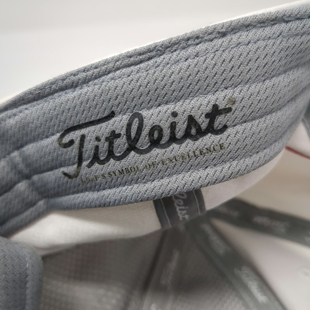Titleist Baseball Cap White OSFM Pro V1 FootJoy Golf Performance Adjustable Hat
