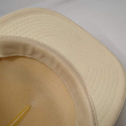 Speedway Trucker Hat Beige One Size Mesh Back Snapback Money Graphic