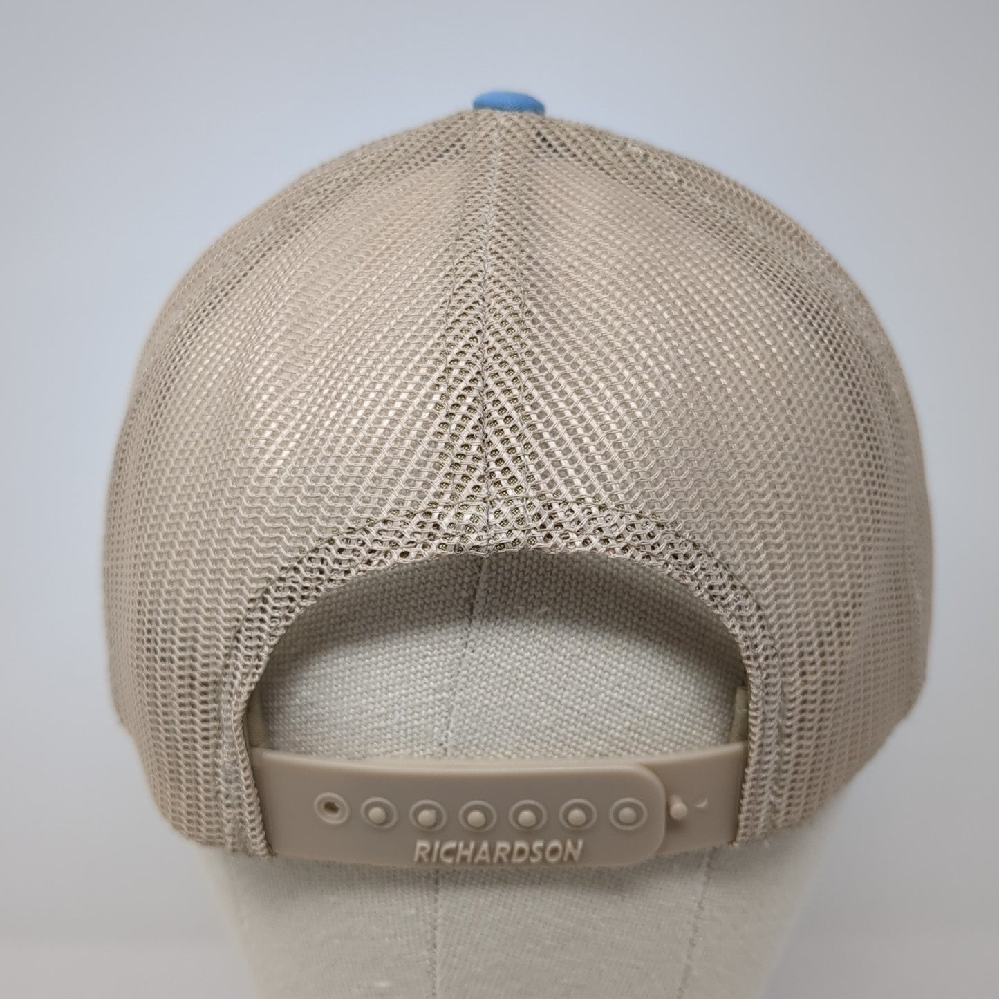 Fifth Wheels Cedar Creek Trucker Hat Blue OS Adjustable Mesh Back Richardson